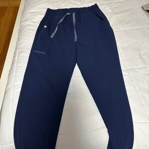 Figs navy blue jogger bottoms